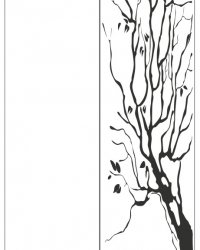 Пескоструйный рисунок Дерево 342
